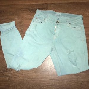 Hudson Leigh jeans in color” Ice”